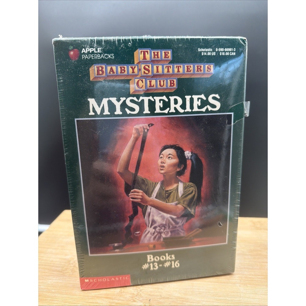 VTG 1994 The Baby-Sitters Club Mysteries Book Lot #13-16 With Book Sleeve NEW